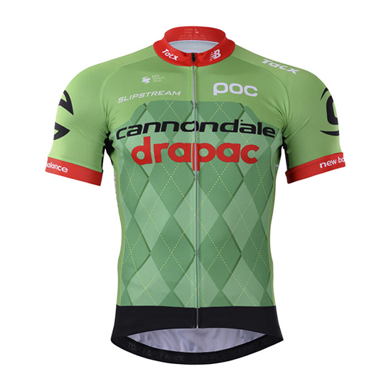 Maglia Cannondale Drapac Manica Corta 2017 verde